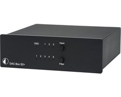 Digitale Analoog Converter tot 32-bit/768 kHz met 5 Digitale Filters en 3 Ingangen