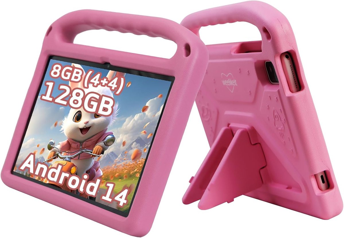Kindertablet Vanaf 3 Jaar - Tablet Kinderen -128GB - 10.1 INCH