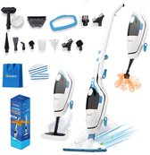 BOLLIT 16 in 1 Stoomreiniger 1500W - Handstomer - Tapijtreiniger - Vlekkenreiniger- Stoomreinigers - Handstoomreiniger - Vloerreiniger - Stoommop - Stoomdweil - Vloer, Bank, Badkamer, en Tapijt Reinigen