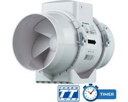 Vents TT buisventilator 125 mm – met Timer – 280 m³/h