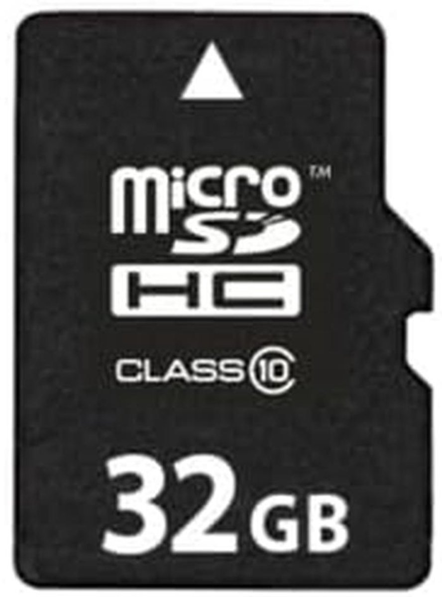 32GB Micro SD Kaart Klasse 10 voor Telefoons en Camera's