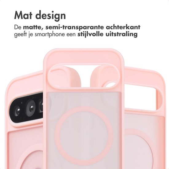 Coque imoshion - Compatible avec Google Pixel 9 Pro XL - Coque arrière Color Guard compatible MagSafe - Rose clair