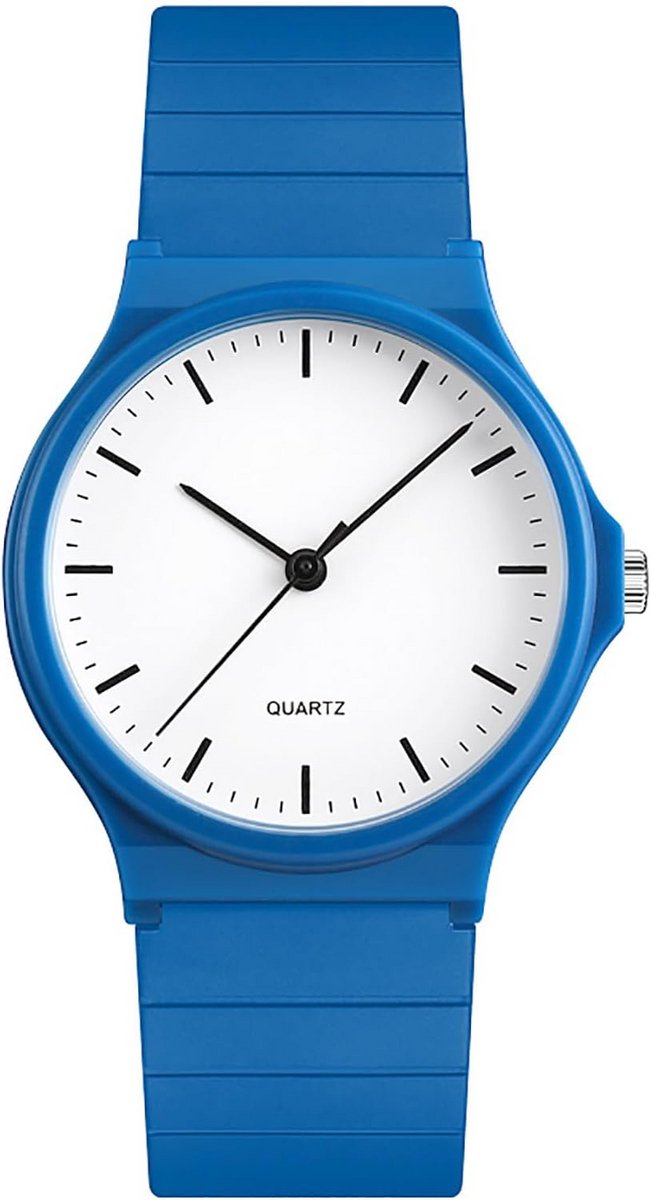 Analoge Quartz Horloge met Siliconen Band voor Dames en Heren - 3ATM Waterdicht