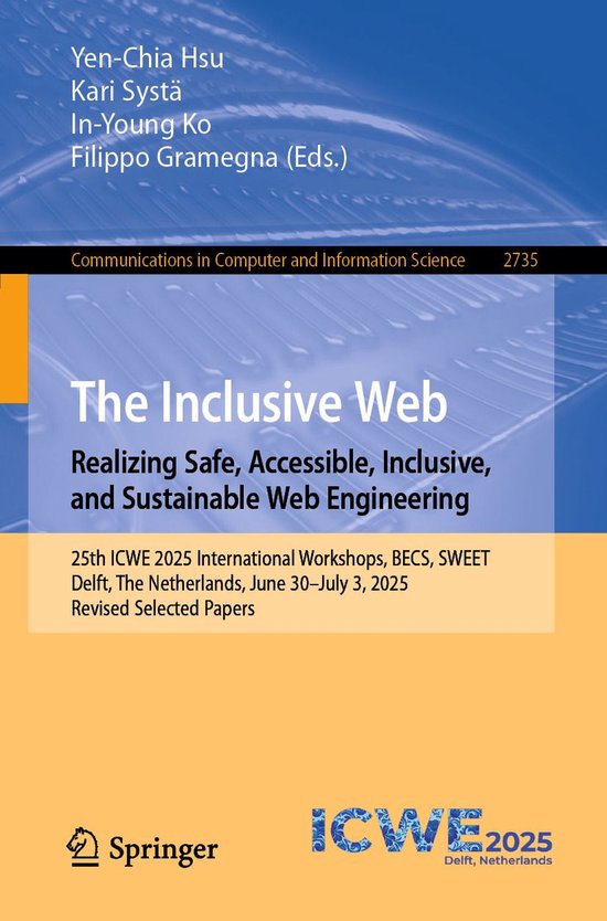 Springer Nature Proceedings Computer Science - The Inclusive ... - cover