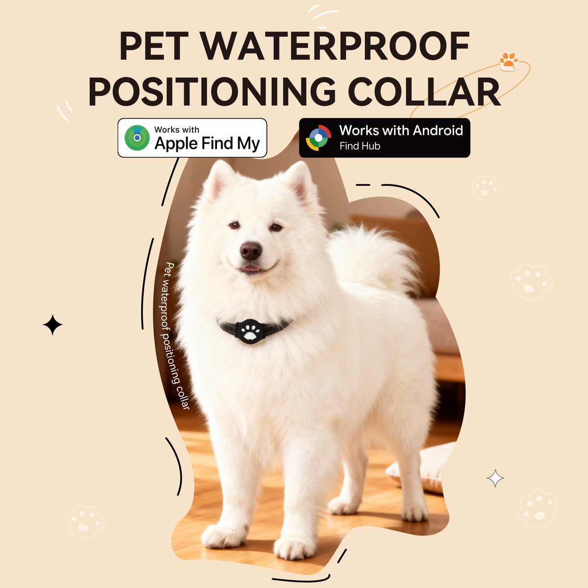 GPS KattenTracker - Zonder Maandelijkse Kosten - Werkt Met iOS - IP68 Waterdicht - CR2032 Batterij (1+ Jaar) - Verstelbare Nylon Halsband - Halsomtrek 28-39 cm - Zwart thumbnail 5