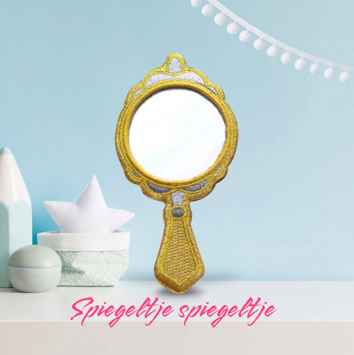 Carnavalsembleem Spiegeltje