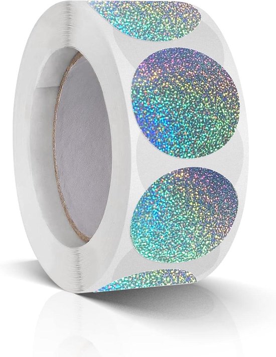 Ronde-Stickers - Kleurcodering - 25mm - Zelfklevend - Laser Zilver ...