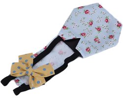 Dierenoppas- Luier voor Huisdier - Vogel Luier - Comfortabel en Duurzaam - Blauw - Huisdierverzorging - Katoenen Luier - Geschikt voor Vogels - Blauwe Luier voor Dierenoppas