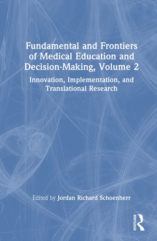Fundamental and Frontiers of Medical Education and Decision- ... - cover