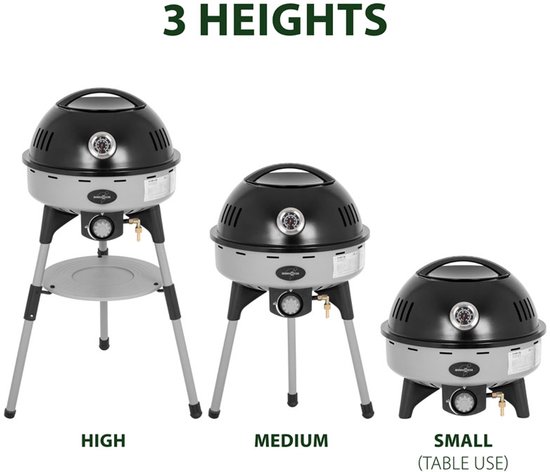 Brunner Devil BBQruiser HT Roundgrid 30 - draagbare gasbarbecue 30mbar van Merkloos — afbeelding 4