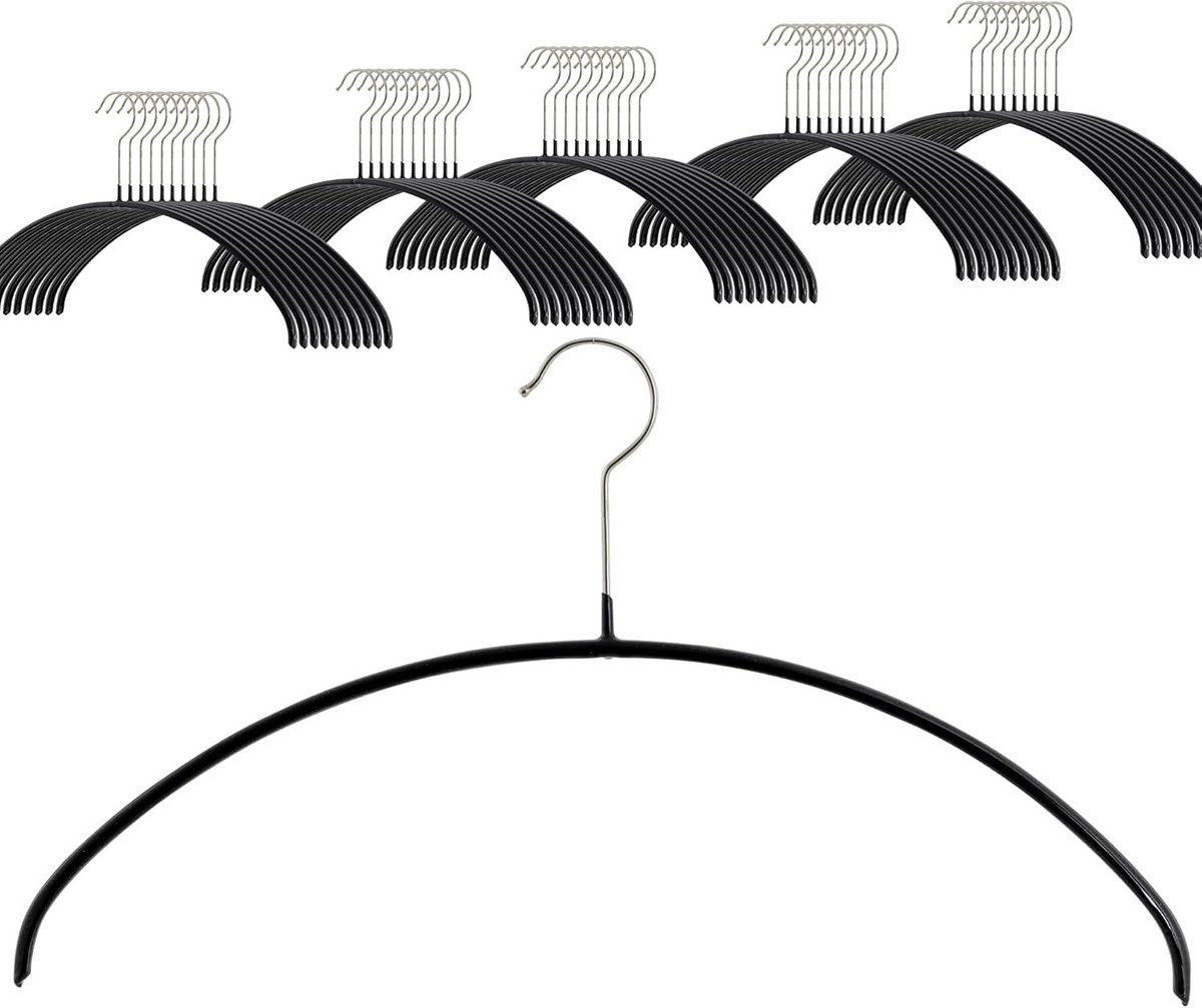 Set van 50 Antislip Kleerhangers 40 cm - Ruimtebesparend en Draaibaar
