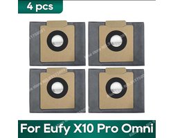 Stofzakken 4-pack – Compatibel met Eufy X10 Pro Omni – Vervangende stofzuigerzakken