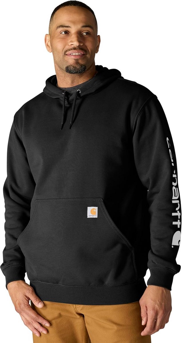 Heren Hoodie Sweater met Capuchon en Logo - Medium Gewicht