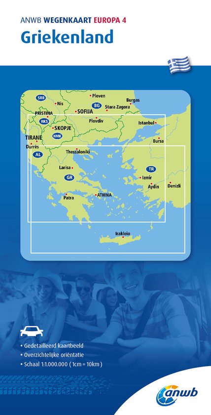 ANWB Wegenkaart - ANWB*Wegenkaart Europa 4. Griekenland