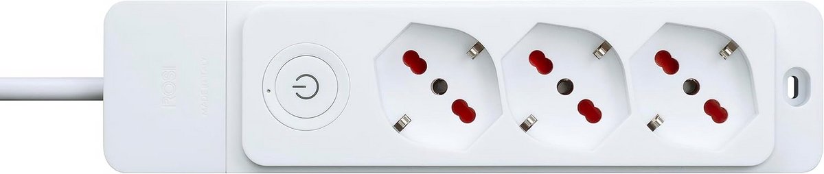 Multifunctioneel Stroomverdeelblok met USB Opladers en Overspanningsbeveiliging