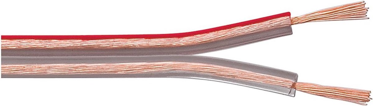 Hoogwaardige Luidsprekerkabel 2x1,5 mm² Koperen Strengen per Meter - Flexibele Audiokabel