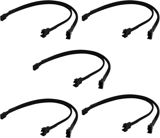 Verlengkabel PWM Ventilatoraansluiting - Aansluiting 1: 4-pins Verlengkabel PWM Ventilatoraansluiting - Aansluiting 1: 4-pins