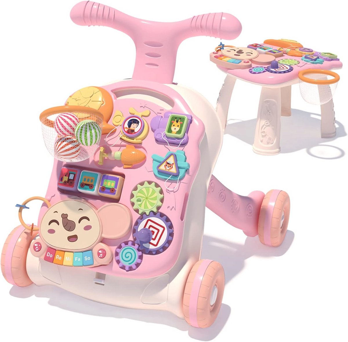 Loopwagen 2 in 1 - Afneembaar en Verstelbaar