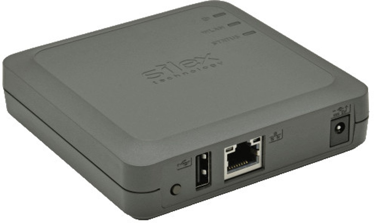 Silex Technology DS-520AN WiFi-USB-server LAN (10/100/1000 MBit/s), USB-A 2.0, WiFi 802.11 b/g/n/a