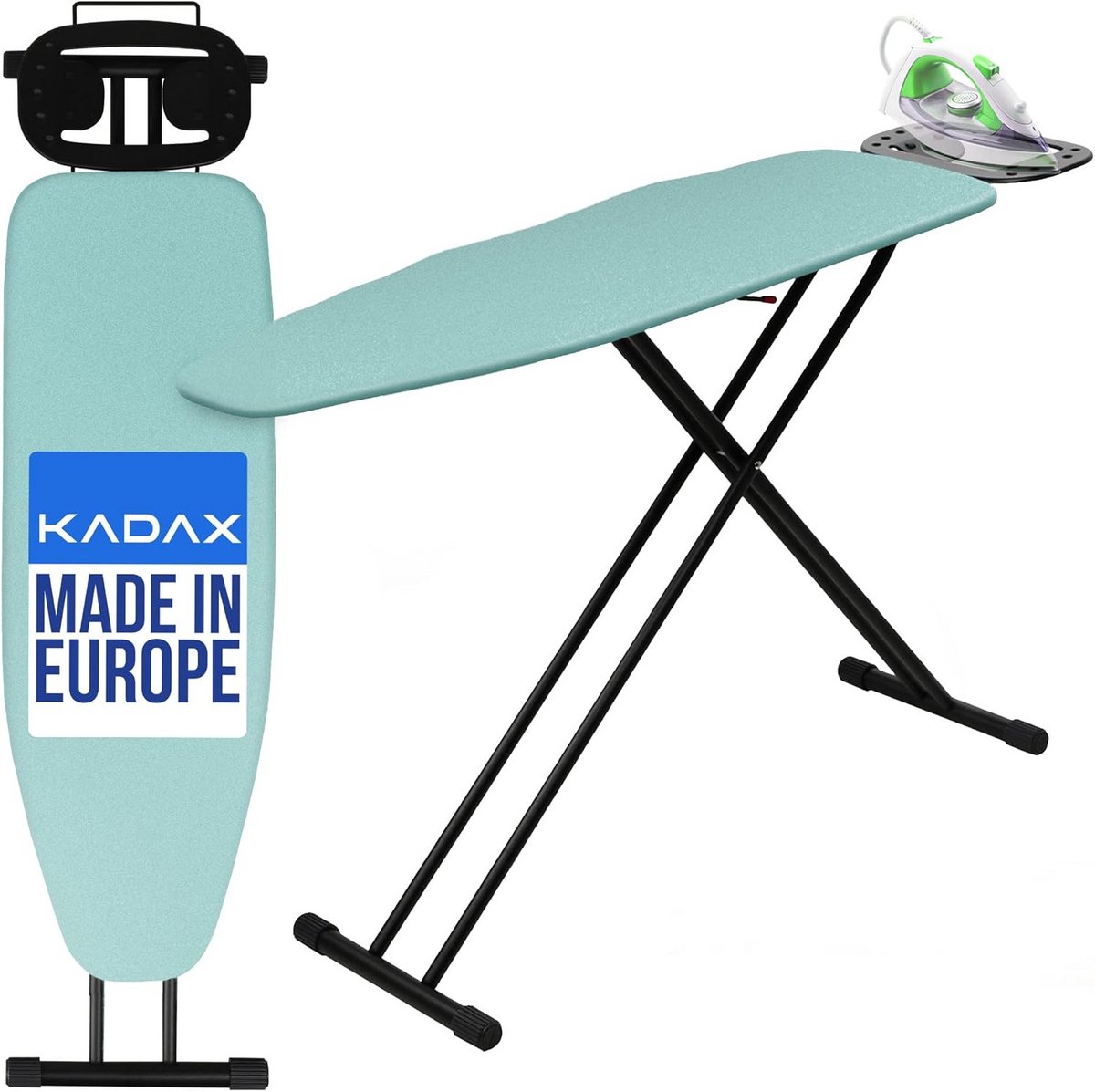 Inklapbare en Verstelbare Strijkplank 120 x 38 cm met Antislip Voeten