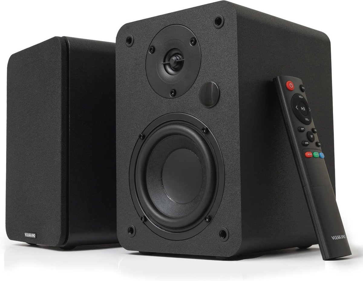 Actieve Bluetooth ARC Luidsprekers met subwoofer-uitgang en 4 inch Woofers - Hoeveelzijdige geluidsoplossing voor thuis