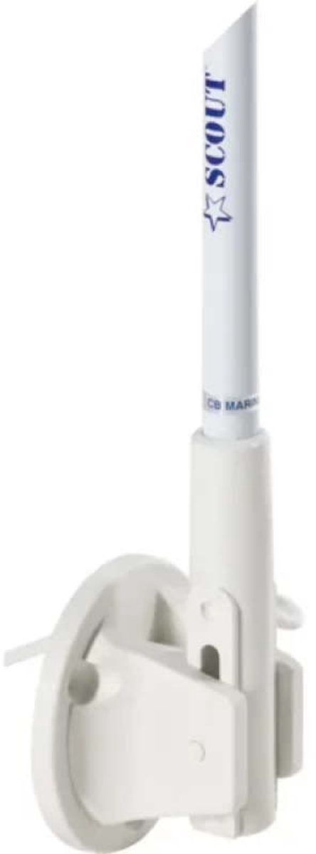Scout KS-22BS witte polyester Antenne VHF 1,5 meter 3 db neerklapbaar