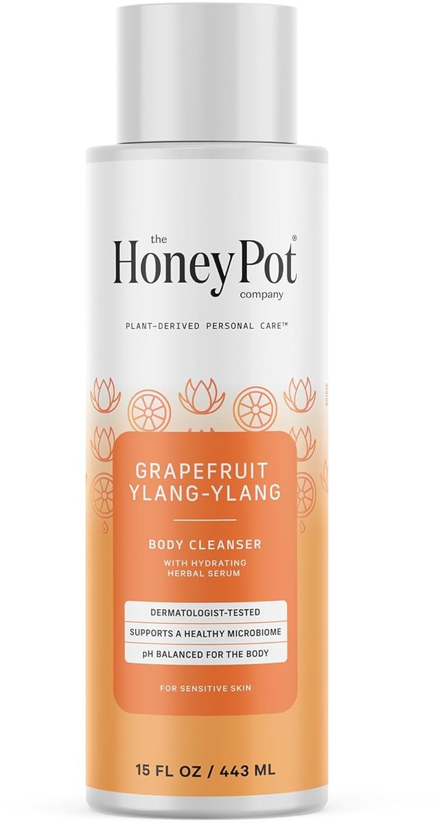 The Honey Pot Company, Hydraterende lichaamsreiniger - grapefruit en ylang-ylang (443 ml)