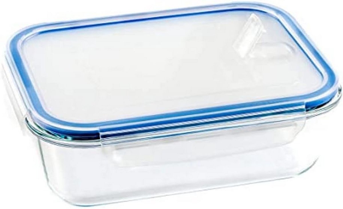 Luchtdichte Glascontainer met Deksel voor Bewaren en Invriezen, 1040 ml