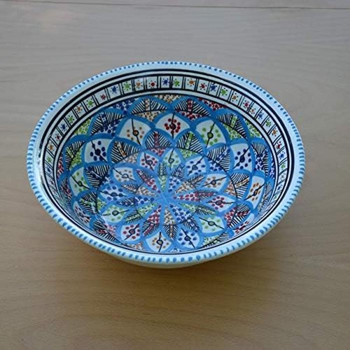 Decoratieve Saladekom 15 cm - Vaatwasser- en Magnetronbestendig