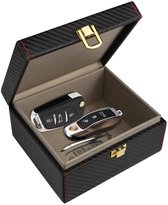 Autosleutel RFID Antidiefstal - Faraday Box Autosleutel - RFID Beschermhoes Autosleutel - 11,5 cm × 9cm × 6cm - Keyless Entry Hoesje - Keyless Entry Antidiefstal - RFID Anti-Diefstal Doos - Autosleutel Kluis - Autosleutel Box - Sleuteltasjes