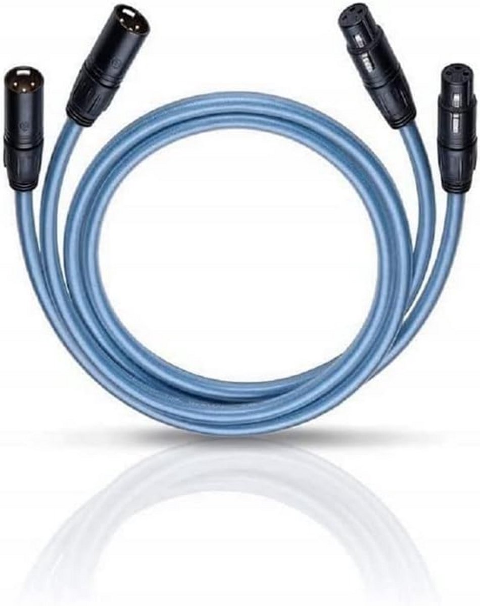 High-End Symmetrische Audiokabel met XLR-stekkers (2 meter) - Duitse Kwaliteit