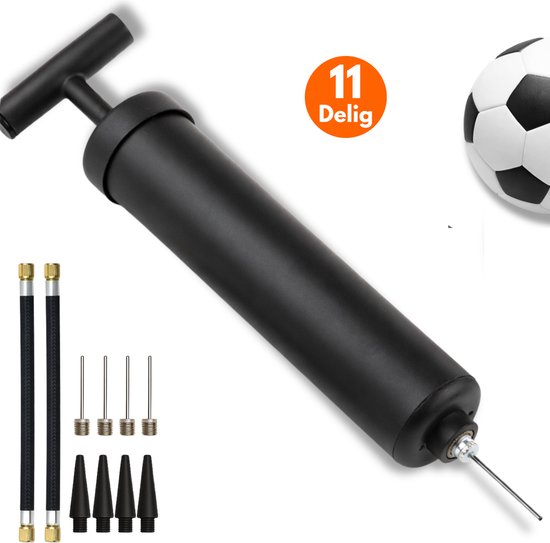 Kitian Ballenpomp - Met Extra Naalden & Verlengstukken - Universeel - Opbergvakje - Voetbalpomp