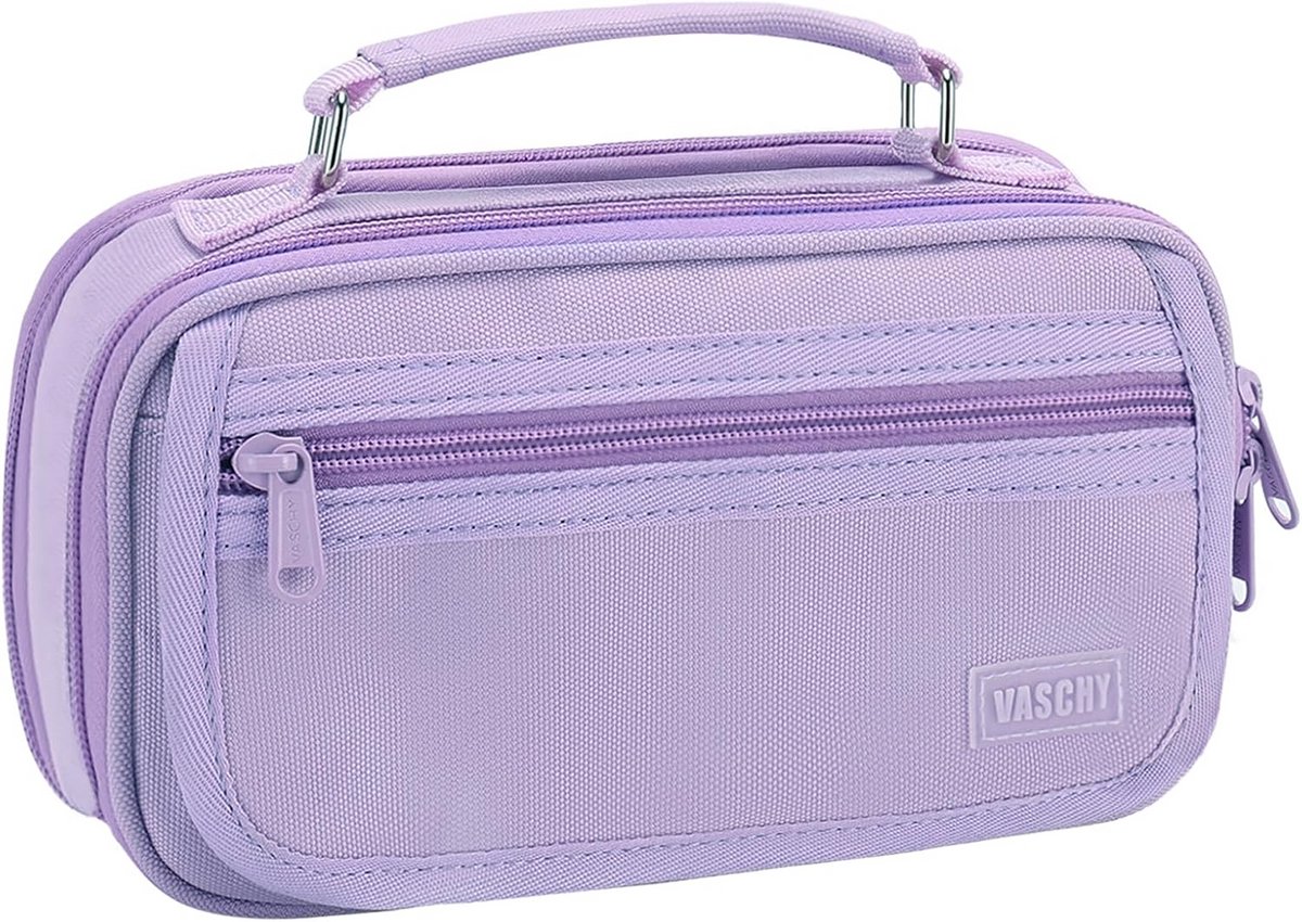 Multifunctionele Pennen Etui voor School en Werk - Groot met Meerdere Compartimenten