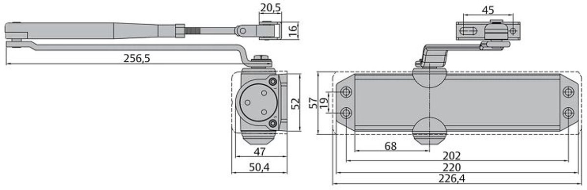 Assa Abloy Deurdranger | DC120 | Wit