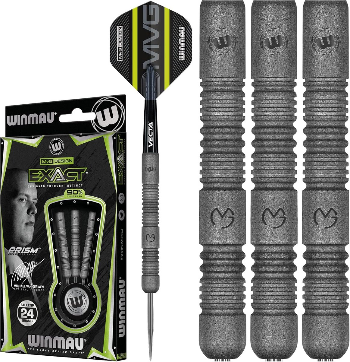 Professionele Tungsten Darts Set 24 Gram - Inclusief Flights en Stengels