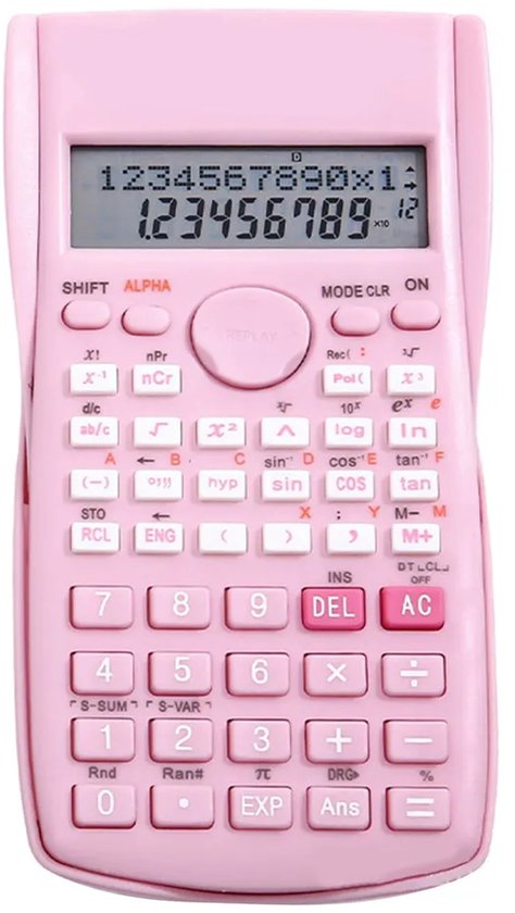 Wetenschappelijke rekenmachine, 12 cijfers, 240 functies ...