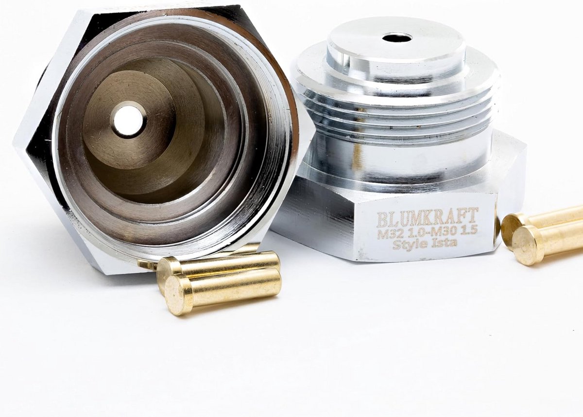 2x Radiatoradapter M32x1 naar M30x1,5 voor Thermostaatkop - Universele Conversie