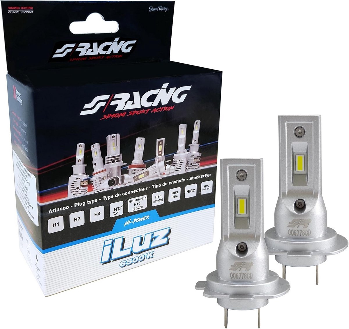 LED Koplamp Sets H7/H18 6500K Wit Licht Conversie - Plug & Play Canbus