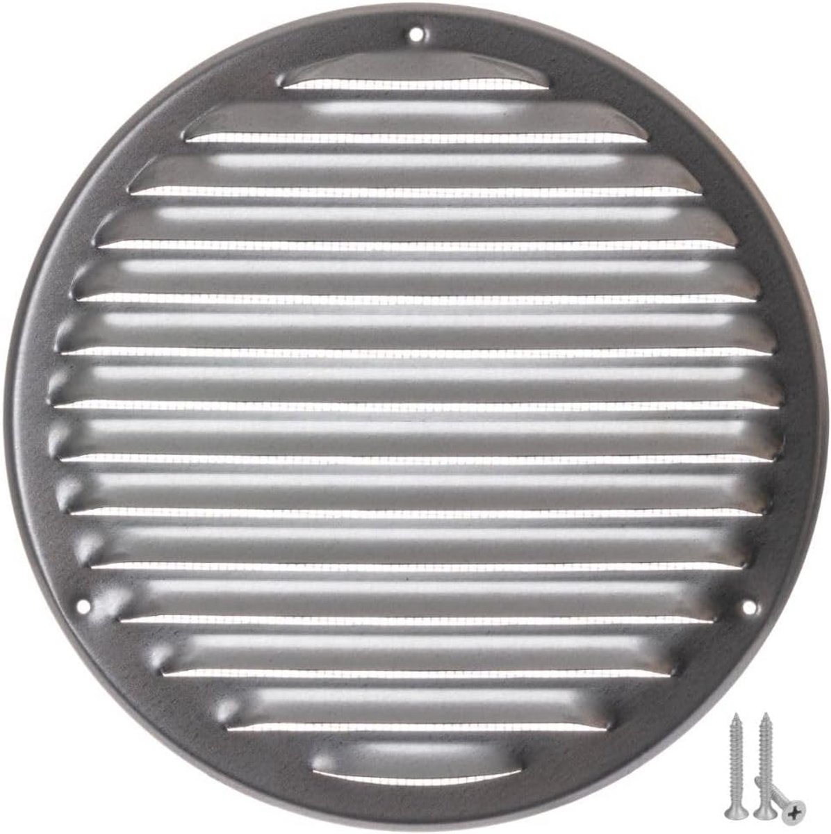 Ronde Galvanise Ventilatie Rooster Ø200mm met Insectennet - Afvoer Rooster