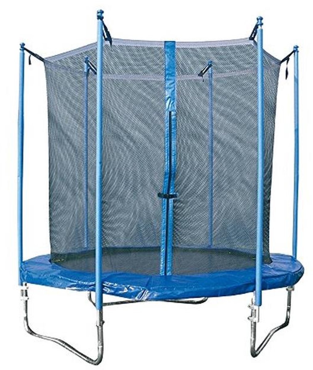 Trampoline Combi M voor Buiten met Inclusieve Beveiligingsnet Ø 244 cm Meerkleurig