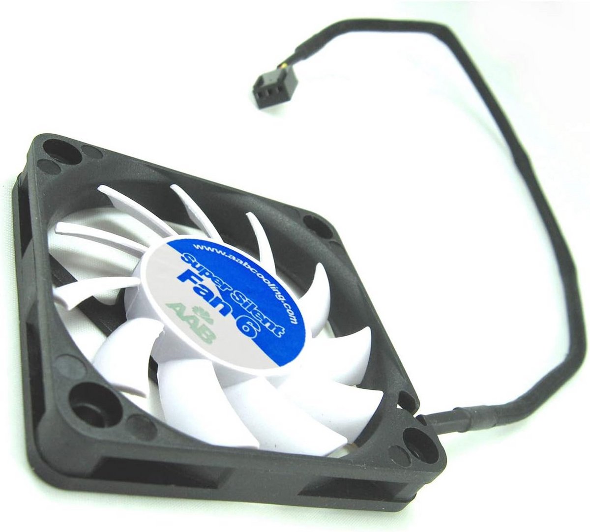 Stille 60mm Ventilator met 4 Trillingsdempende Pads voor PC en 3D Printer