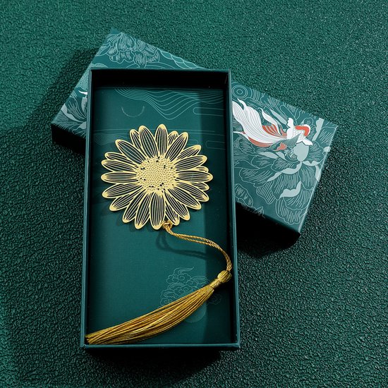 Metalen bladwijzer met geschenkdoos, cadeaus voor vrouwen, mama