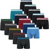 Boxershorts Heren Katoen - 15-pack - Maat XXL - Heren Ondergoed - Meerkleurig Print