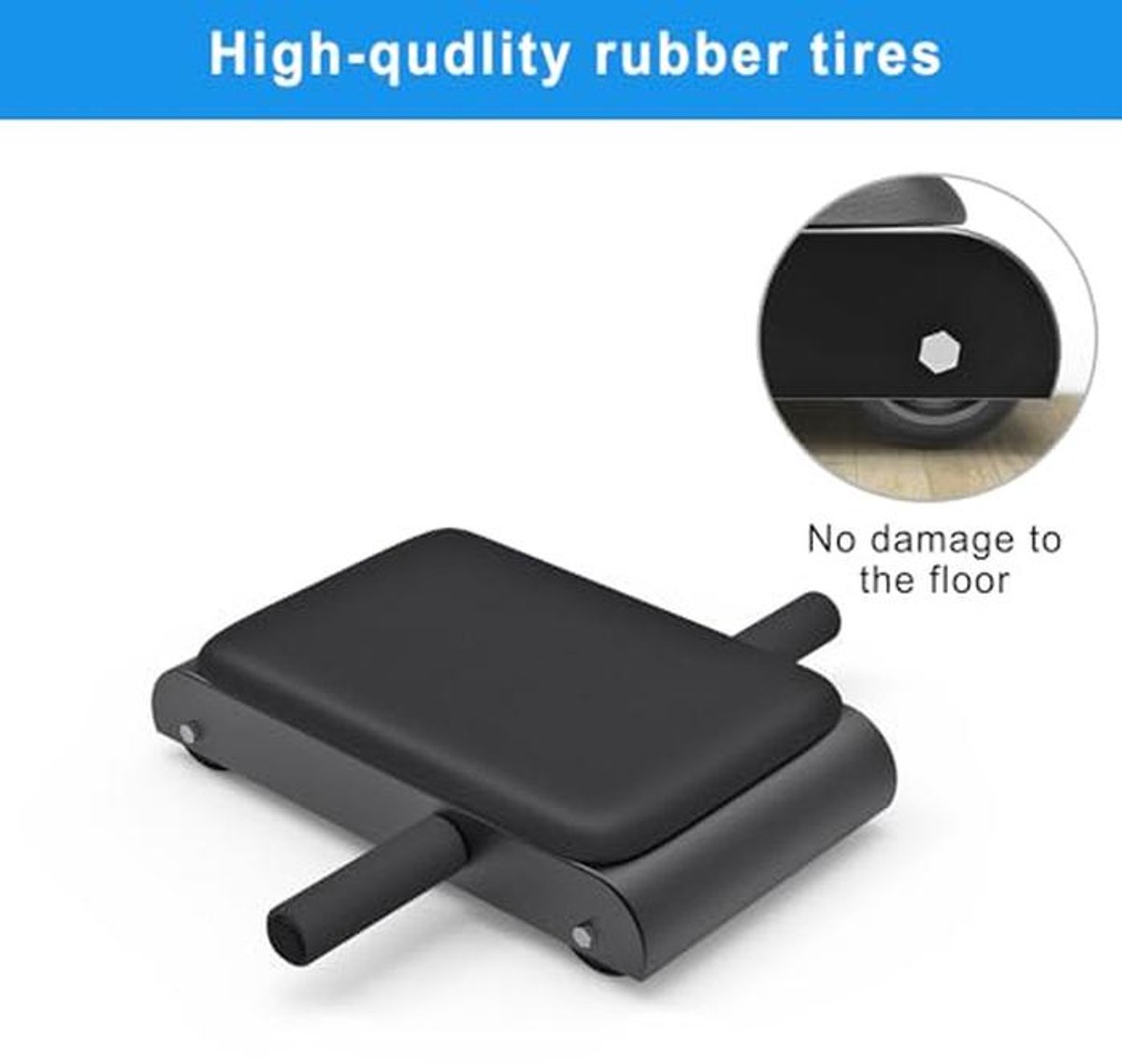 Ab Ab Roller Board 4 Wielen voor Buik - afbeelding 3