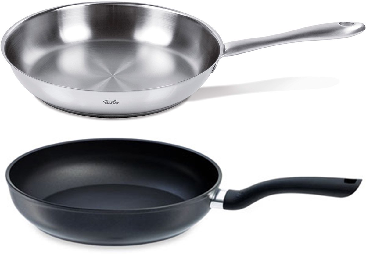 Fissler Catania/Cenit Braadpannen Set RVS 24/28cm