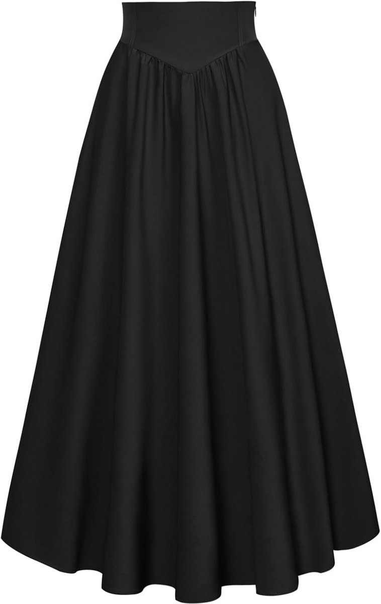 Victorian Lange Rok voor Dames - Hoge Taille Renaissance Speelse Lange Rok