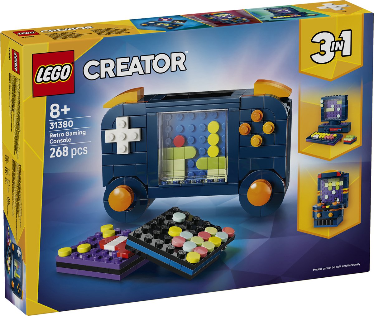 LEGO® Creator 3in1 Retro Spelcomputer Speelgoedmodel - Bouw Om tot Desktop of Speelautomaat - 31380 — afbeelding 7