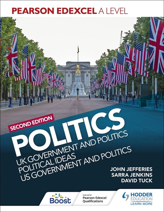 Pearson Edexcel A Level Politics 2nd edition: UK Government  ... - cover