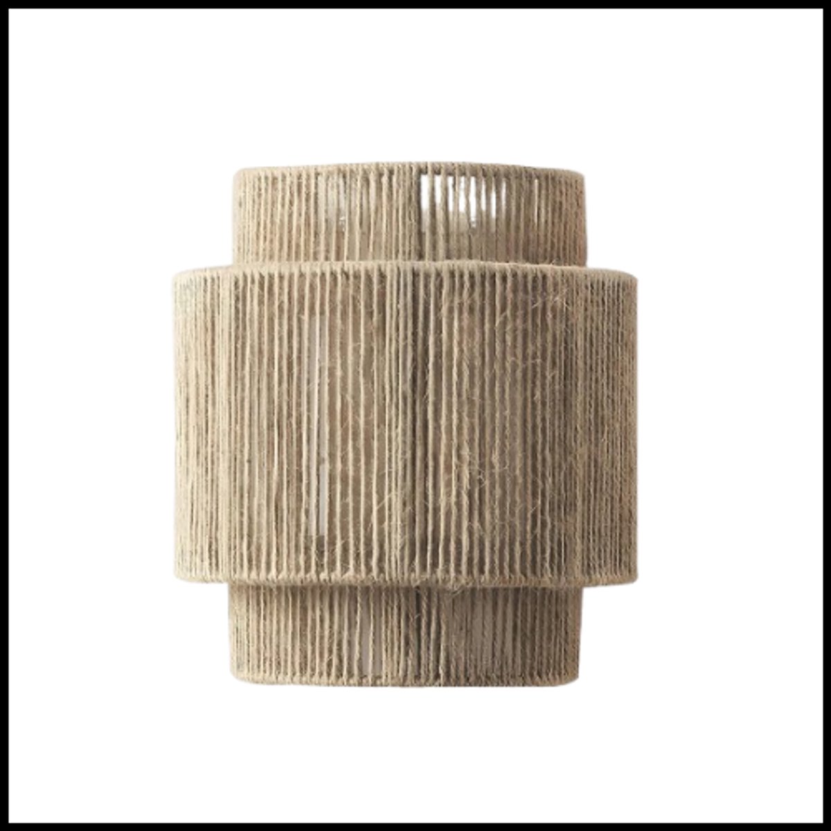 Boho Rotan Wandlamp – Handgeweven Henneptouw – Retro Wandkandelaars – Warme Sfeerverlichting – Uniek Vakmanschap