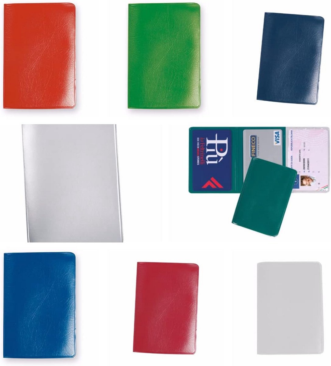 Magnetische Kaarthouder voor Creditcards en Identificatie met 3 Vakken